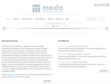 Tablet Screenshot of modakitchens.com